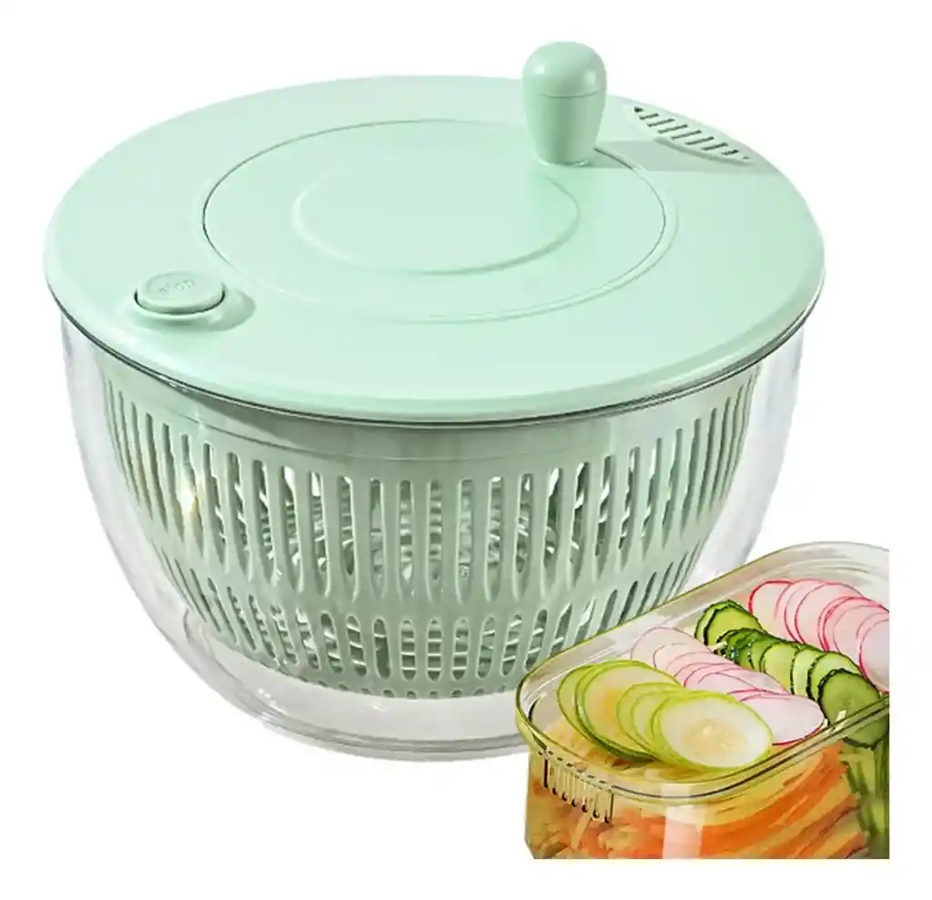 Taza Centrifugadora Multifunción Para Verduras Y Ensaladas