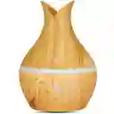 Humidificador Led Mini Usb Madera Estrellas