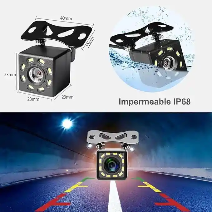 Camara De Reversa Autoestereo 4 Led Vision Nocturnacamara De Reversa Autoestereo 4 Led Vision Nocturna