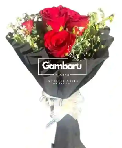 Rosas En Bouquet Para La Ocasión