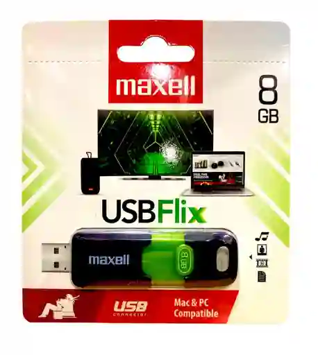 Memoria Usb Flix 8 Gb Maxel 2.0