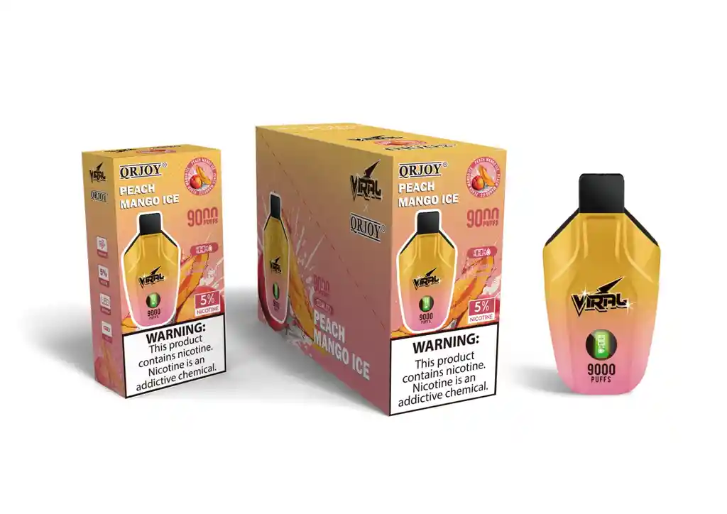 Vapeador Viral 9.000 Puffs Peach Mango Ice