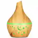 Humidificador Aromaterapia Led Madera Estrellas