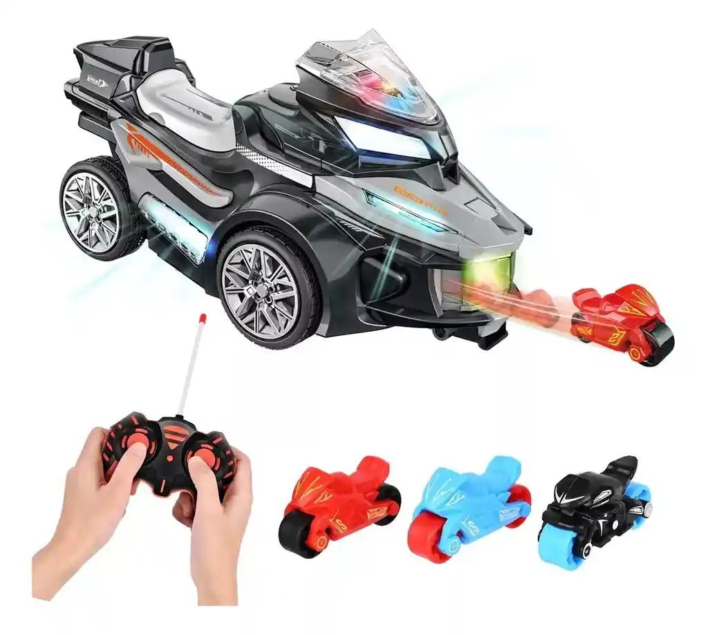 Moto 4x4 Rc Con Mini Motos Incorporadas