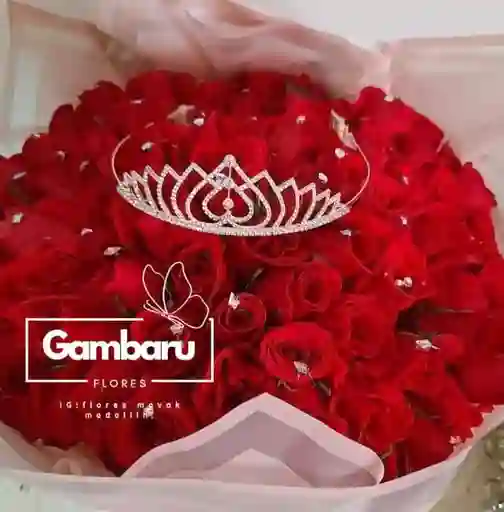 100 Rosas En Bouquet