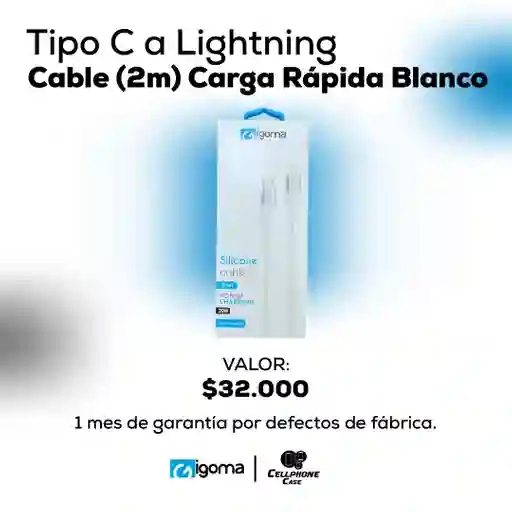 Cable Tipo A Lightning