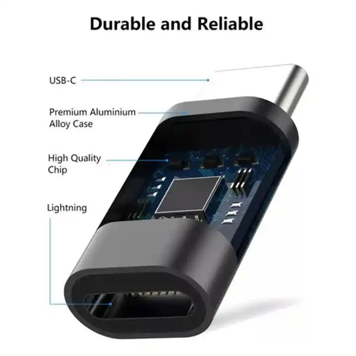 Adaptador Otg Lightning A Tipo C