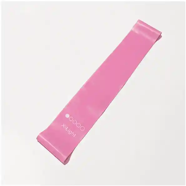 Banda Elastica Individual Rosa Resistencia Suave