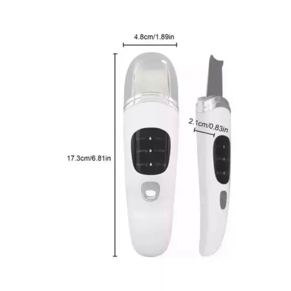 Limpiador Facial De Espátula Ultrasonido Digital 3 Modos