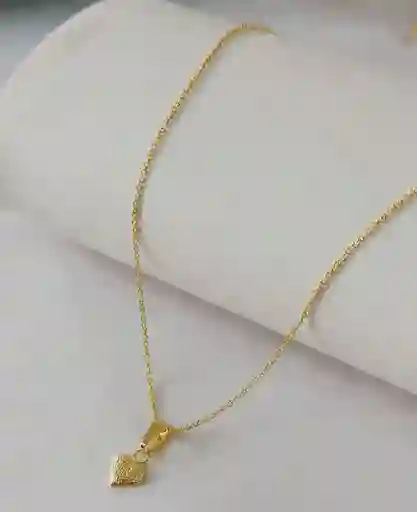 Cadena Corazon Texturado