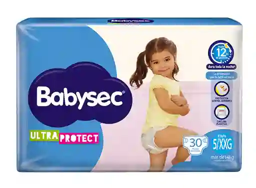 Pañales Babysec Ultraprotect Etapa 5 Xxg