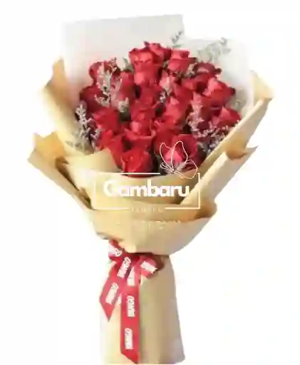 Rosas Rojas X24 Hermoso