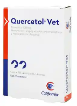 Quercetol-vet X 10 Tabletas 100mg