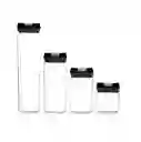 Set Juego De 7 Contenedores De Sellado Hermético Para Cocina Recipientes