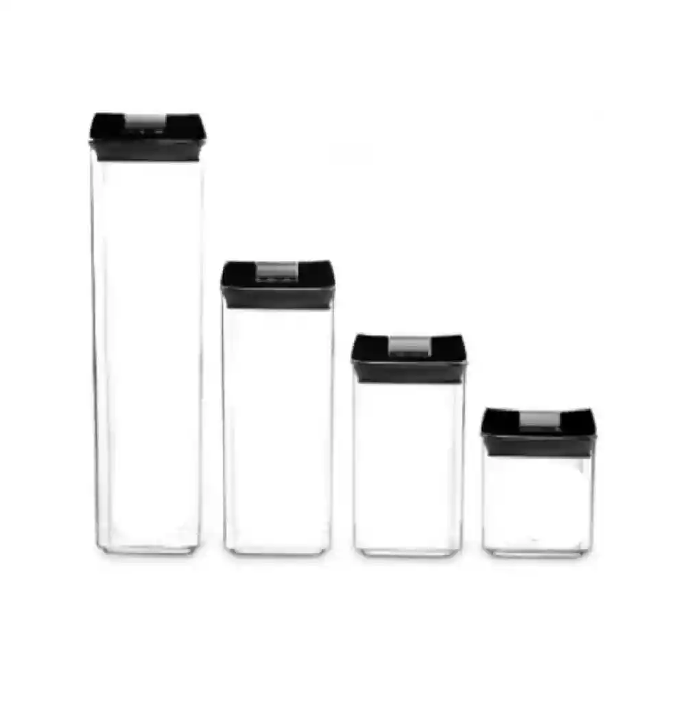 Set Juego De 7 Contenedores De Sellado Hermético Para Cocina Recipientes