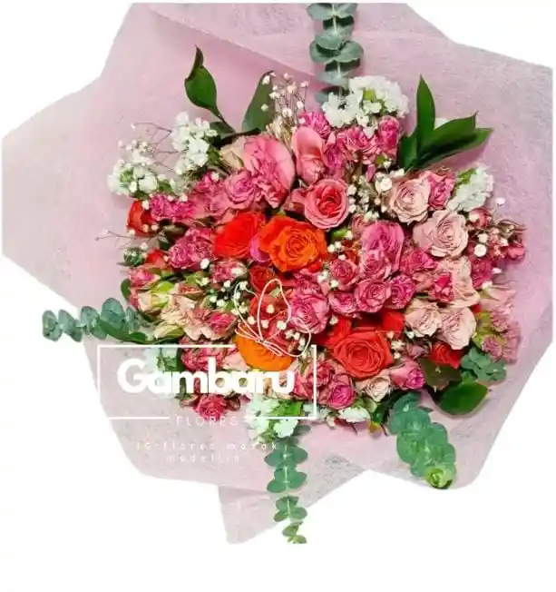 Rosas Spray En Bouquet