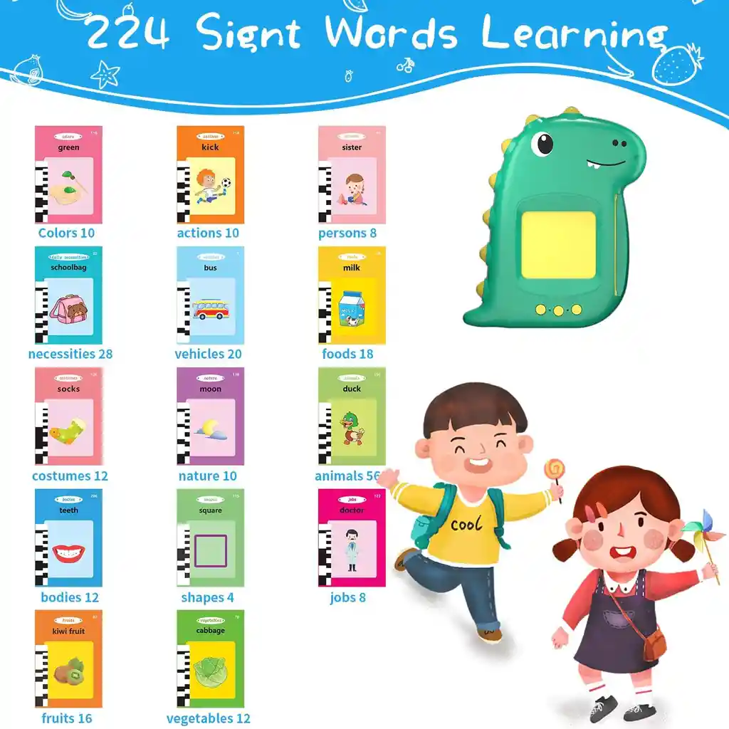 Lector De Tarjetas Interactivas Bilingüe Español/inglés