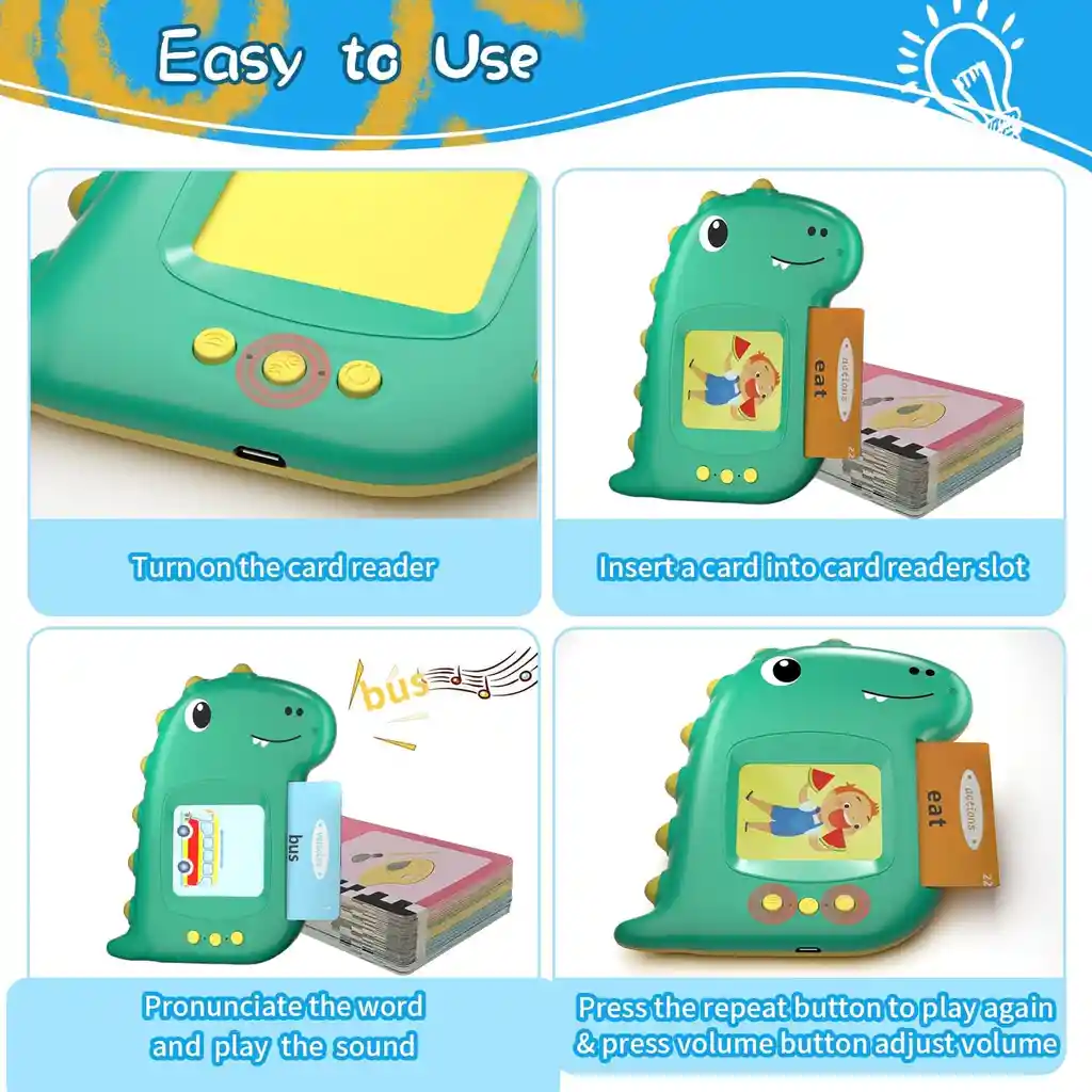 Lector De Tarjetas Interactivas Bilingüe Español/inglés