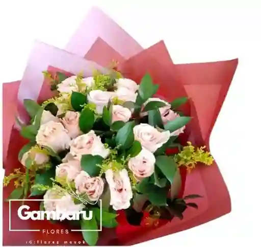 Rosas Rosadas En Bouquet