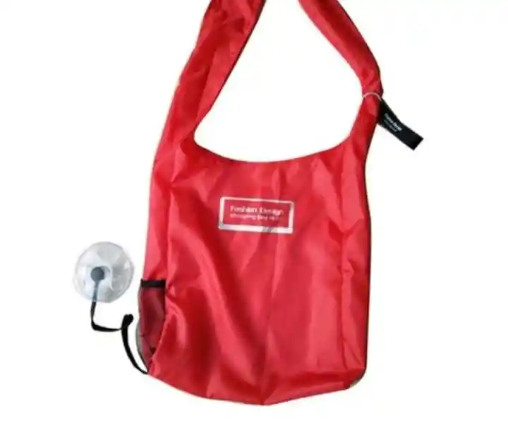 Bolso Portátil Retráctil Bolsa De Compras Viaje Reutilizable
