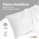 Combo Cubrelecho Térmico Ovejero Doble Funda Beige + 2 Almohadas Confort Siliconada