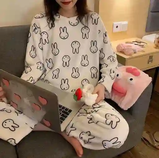 Pijama Térmica Conejo Talla Única Adulto