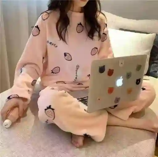 Pijama Térmica Strawberry Talla Única Adulto