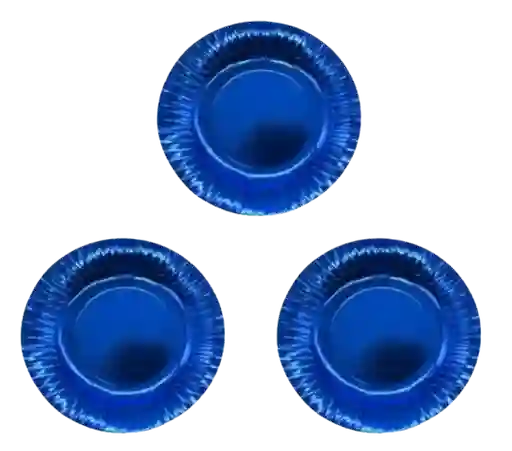 Platos Azul Oscuro X10