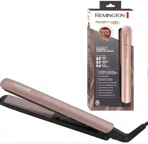 Plancha Alisadora Remington Keratina Y Aceite De Argán Totalmente Original