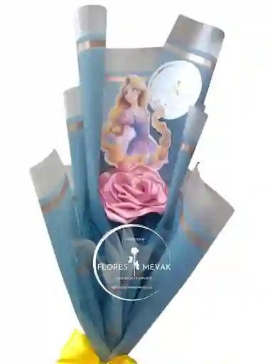 Rosa Eterna Princesa Disney