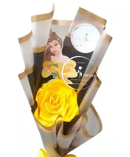 Rosa Eterna Princesa Disney
