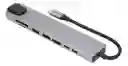 Adaptador 8 En 1 Tipo C Lan Sd Hdmi Usb Hub