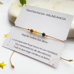 Pulsera Manifestación Abundancia.
