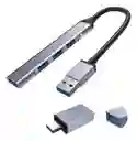 Hub Usb 3.0 4 En 1 Treqa