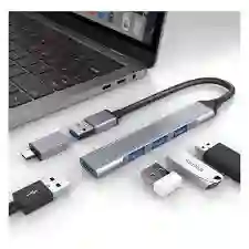 Hub Usb 3.0 4 En 1 Treqa