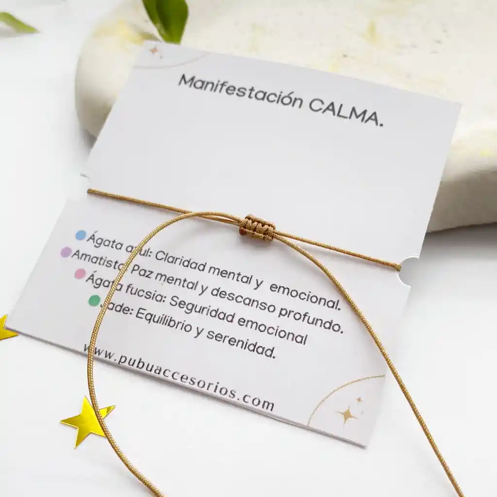 Pulsera Manifestación Calma