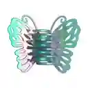 Pinza Gancho Caimán Mariposa Tornasol Para Cabello