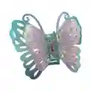 Pinza Gancho Caimán Mariposa Tornasol Para Cabello