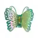 Pinza Gancho Caimán Mariposa Tornasol Para Cabello