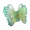 Pinza Gancho Caimán Mariposa Tornasol Para Cabello