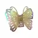 Pinza Gancho Caimán Mariposa Tornasol Para Cabello