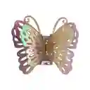 Pinza Gancho Caimán Mariposa Tornasol Para Cabello