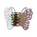 Pinza Gancho Caimán Mariposa Tornasol Para Cabello
