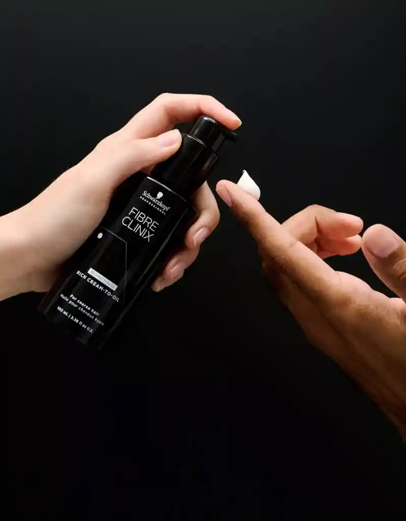 Fiber Clinix Aceite En Crema Reparador Para Cabellos Gruesos