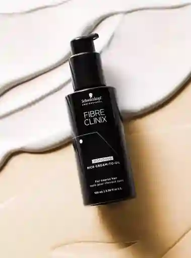 Fiber Clinix Aceite En Crema Reparador Para Cabellos Gruesos