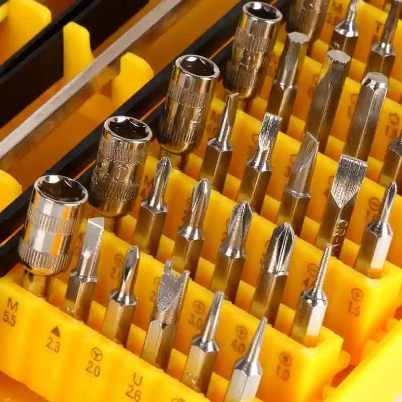 Kit De Destornilladores Presición 45 Piezas Hexagonal Herramientas