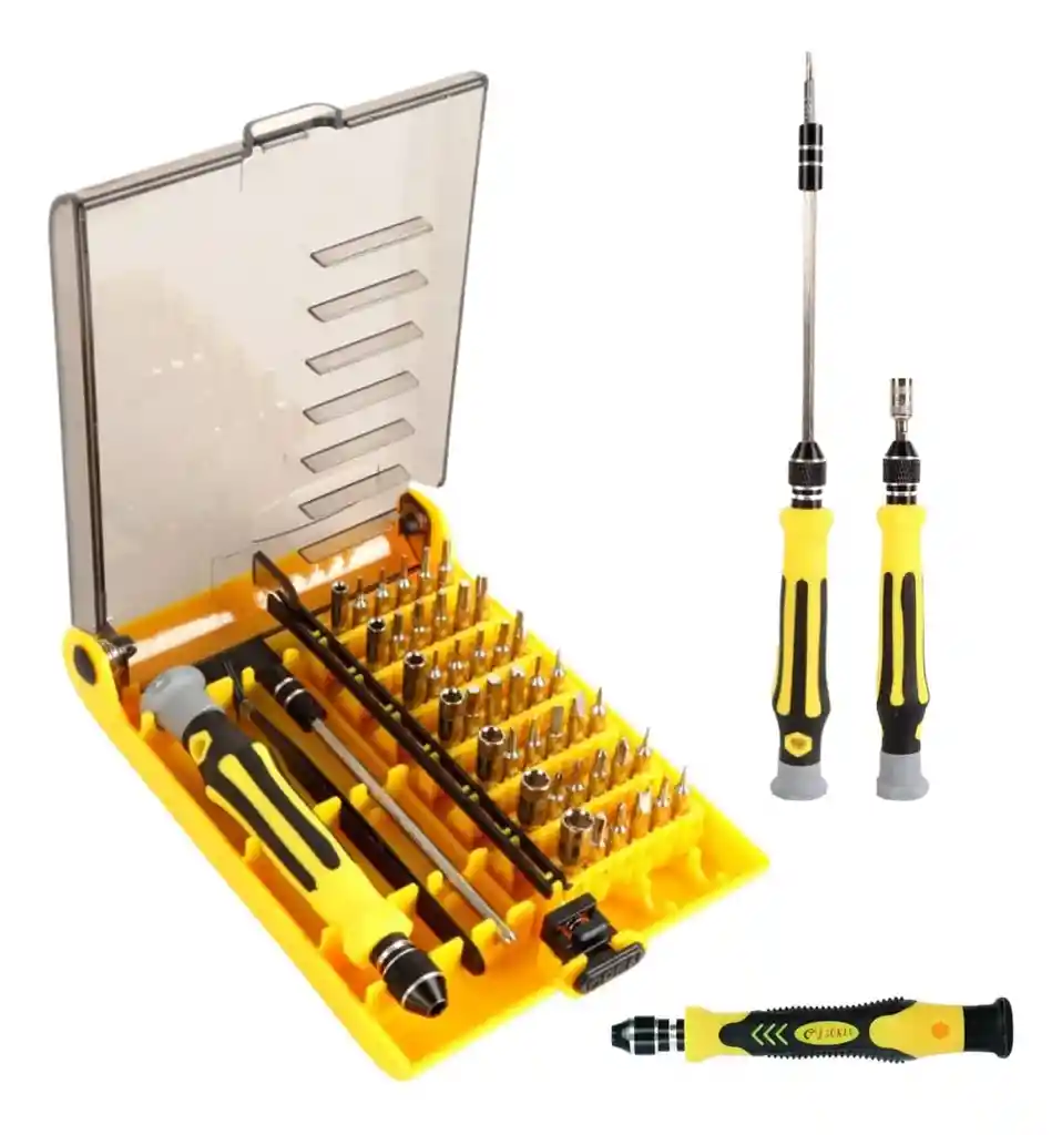 Kit De Destornilladores Presición 45 Piezas Hexagonal Herramientas