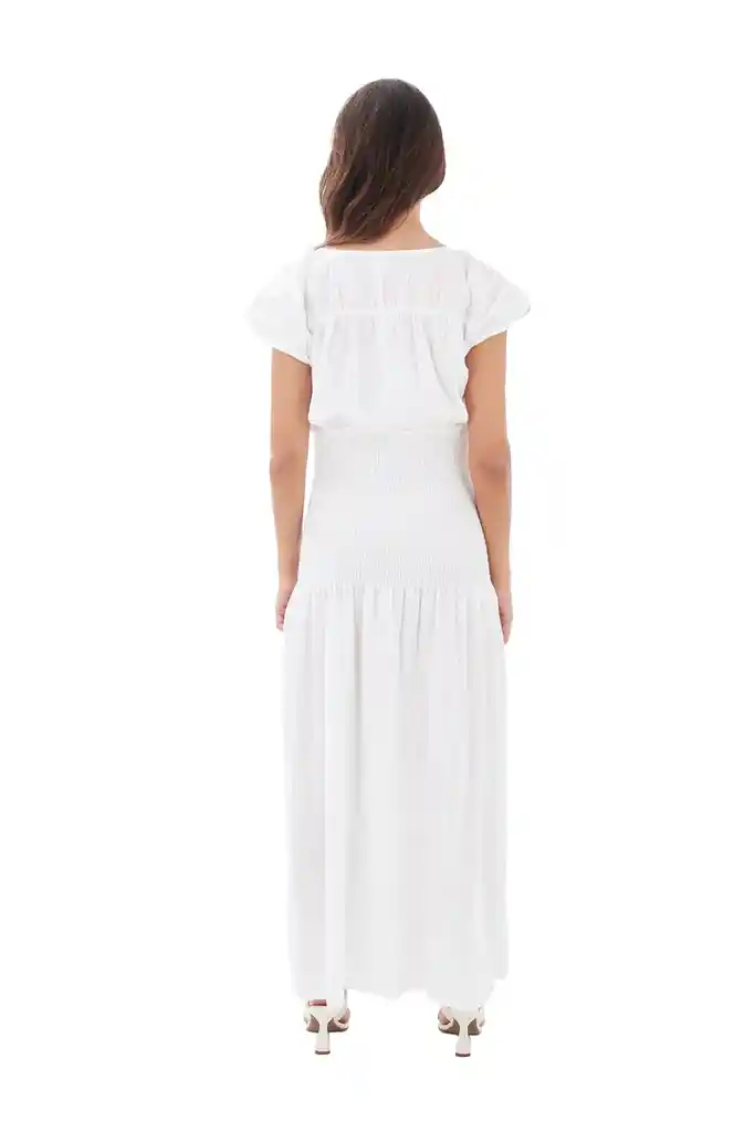 Vestido Carlota Marfil S Mercedes Campuzano