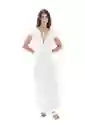 Vestido Carlota Marfil S Mercedes Campuzano