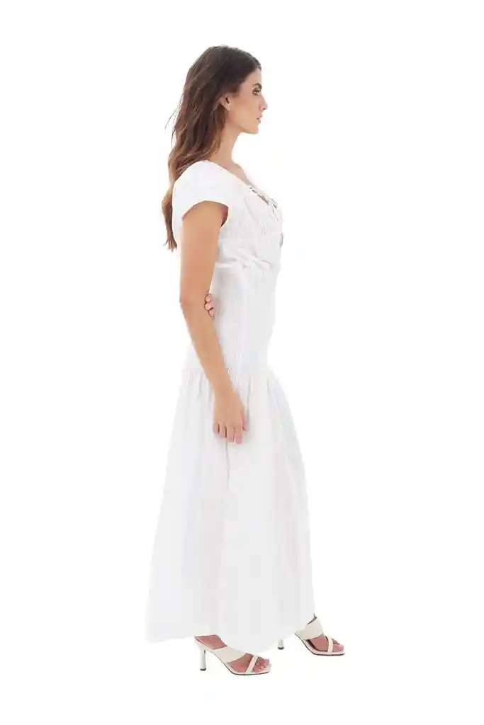 Vestido Carlota Marfil S Mercedes Campuzano